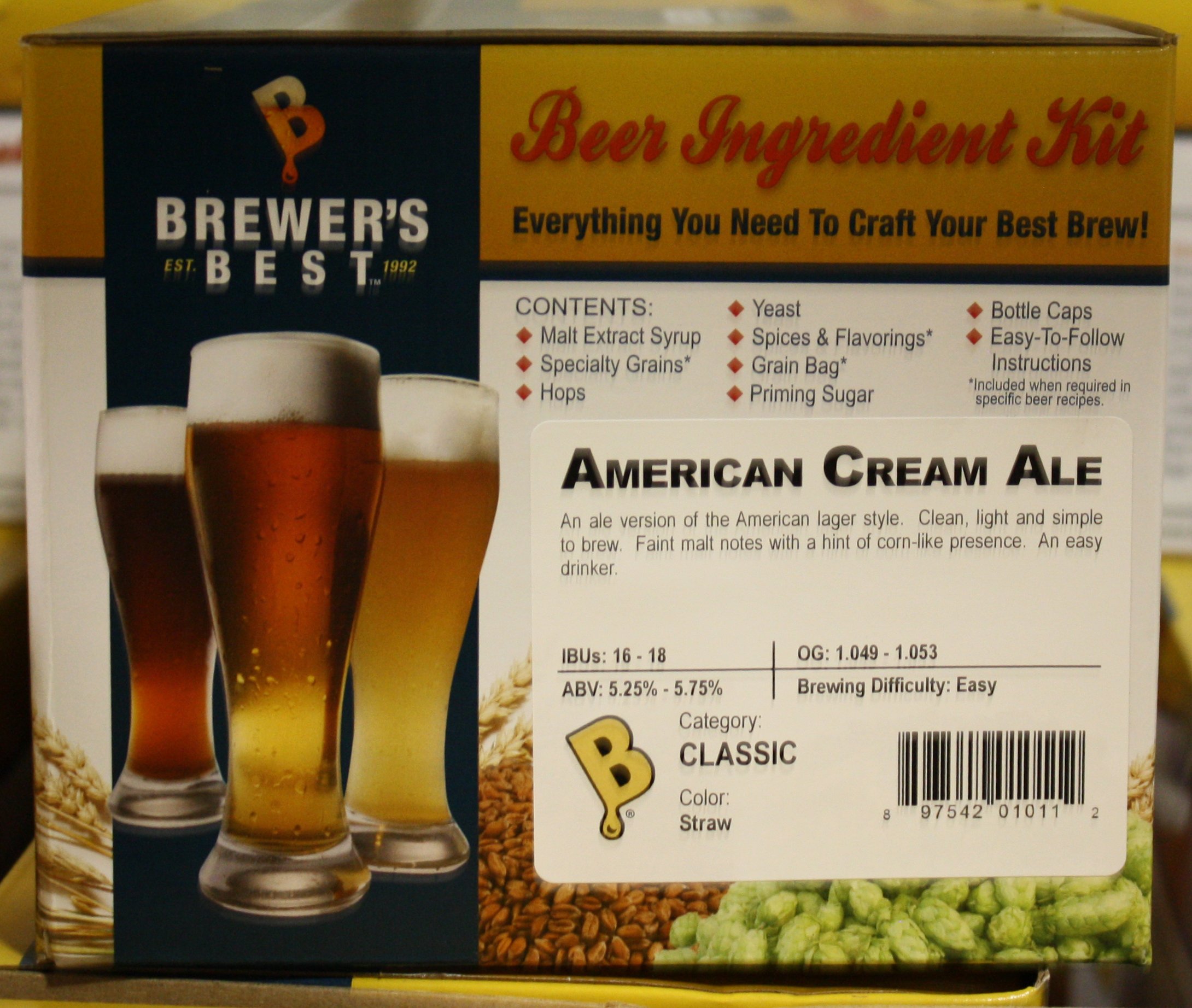 Brewer's Best Cream Ale Kit